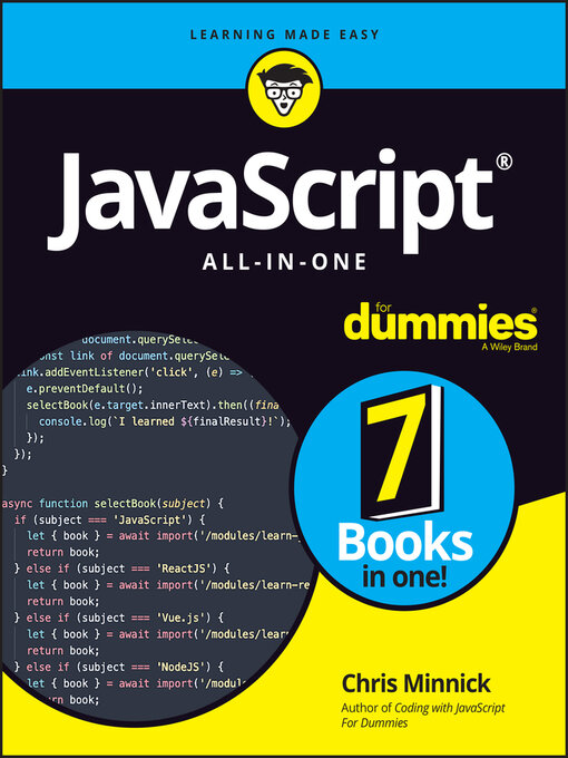 Title details for JavaScript All-in-One For Dummies by Chris Minnick - Available